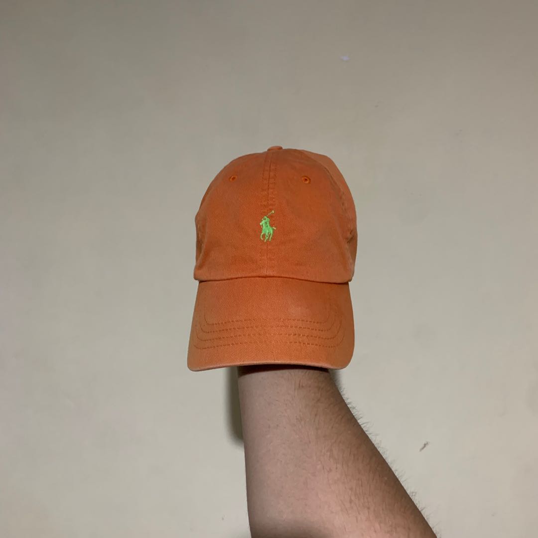 orange polo cap