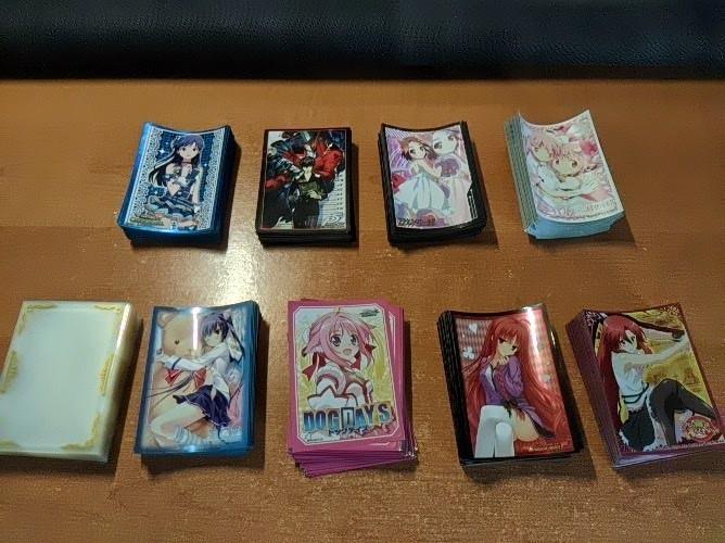 Random anime card sleeves, Hobbies & Toys, Toys & Games on Carousell