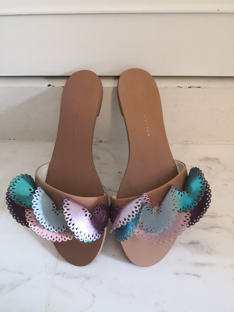 Sophia Webster Butterfly Slides EU36 Women s Fashion Footwear Flats on Carousell
