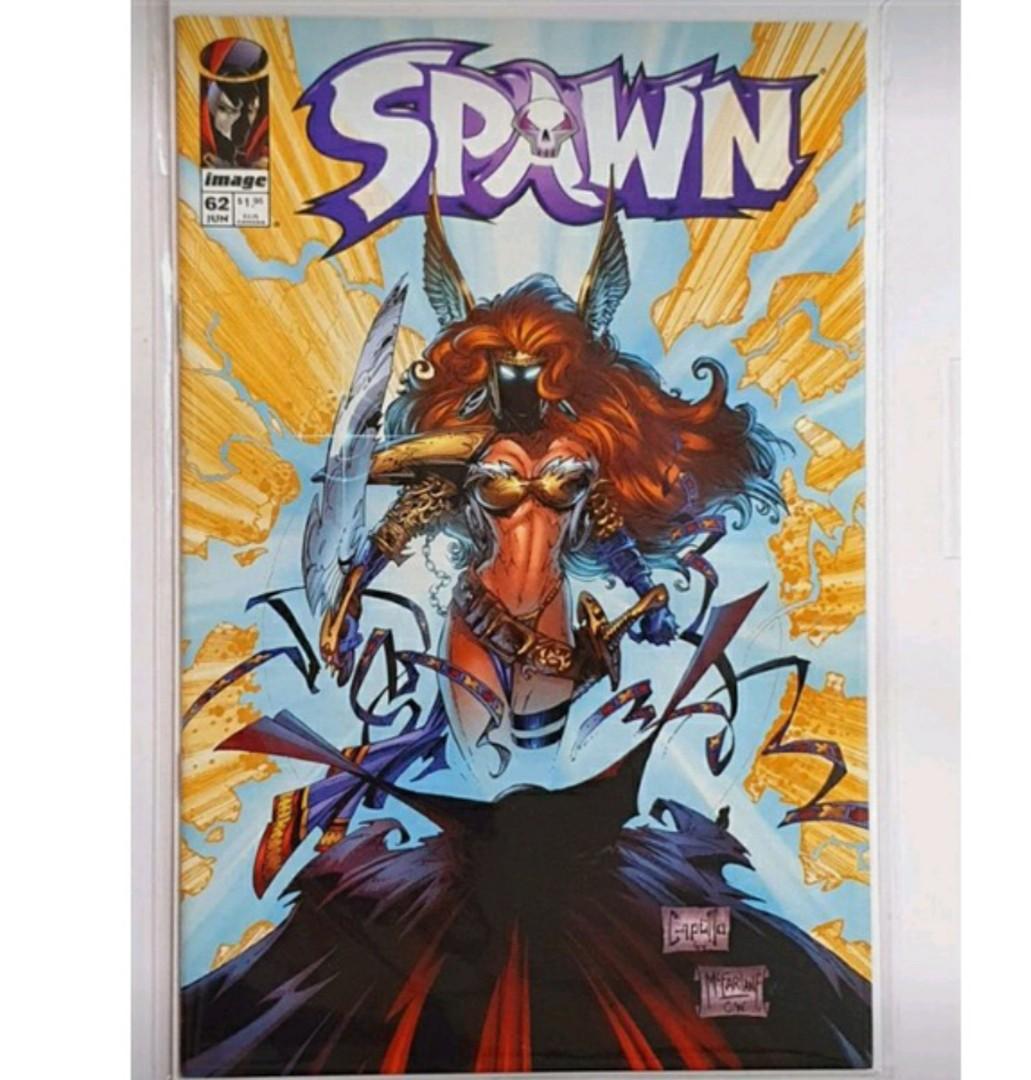Spawn 9, 62, 100 Key Angela Issues (#1) (Category: Comics & Manga) located in Mandaluyong City. Submitted by gamerparadise0 (Listing ID 1104171299, Image 3). Description: All VF+ condition. Key issues featuring Angela. 1st print. Original. Highly recommended for comic book collectors! Spawn#9 - 1st App Angela (1,000) SOLD Spawn#62 - 2nd App Angela (1300) Spawn#100 - Death of Angela (2,400) Angela#1 - 1st limited series under Image (1000) Angela A