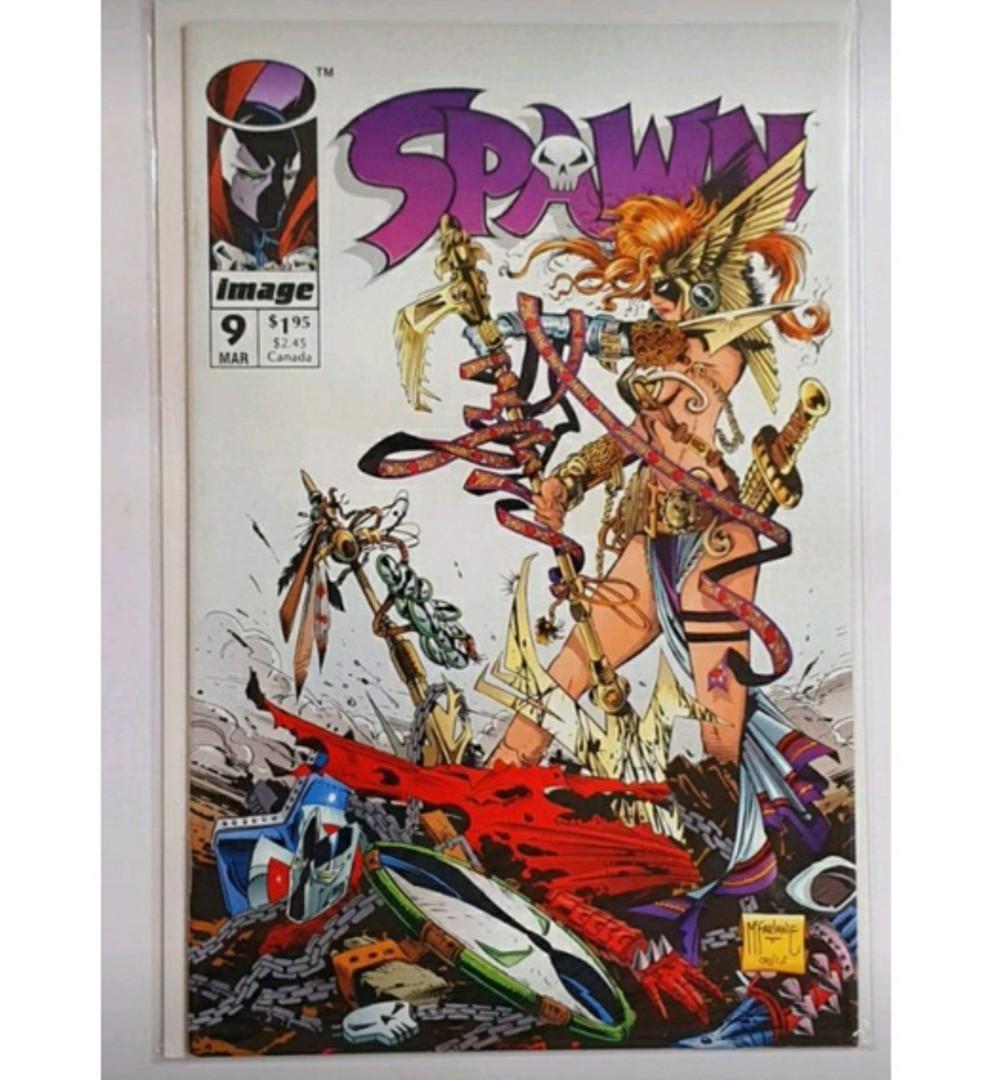 Spawn 9, 62, 100 Key Angela Issues (#1) (Category: Comics & Manga) located in Mandaluyong City. Submitted by gamerparadise0 (Listing ID 1104171299, Image 2). Description: All VF+ condition. Key issues featuring Angela. 1st print. Original. Highly recommended for comic book collectors! Spawn#9 - 1st App Angela (1,000) SOLD Spawn#62 - 2nd App Angela (1300) Spawn#100 - Death of Angela (2,400) Angela#1 - 1st limited series under Image (1000) Angela A