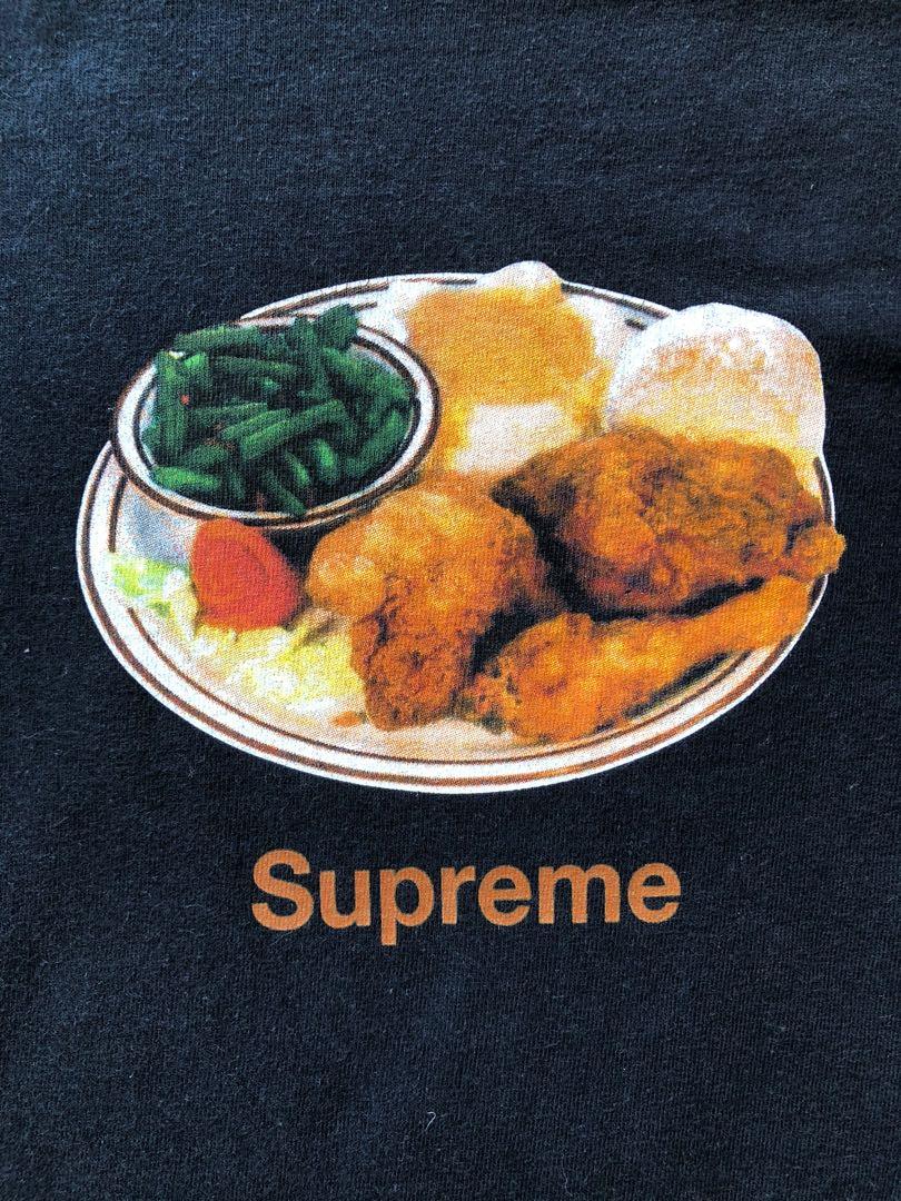Supreme Chicken Dinner Tee Black, Men's Fashion, Tops & Sets