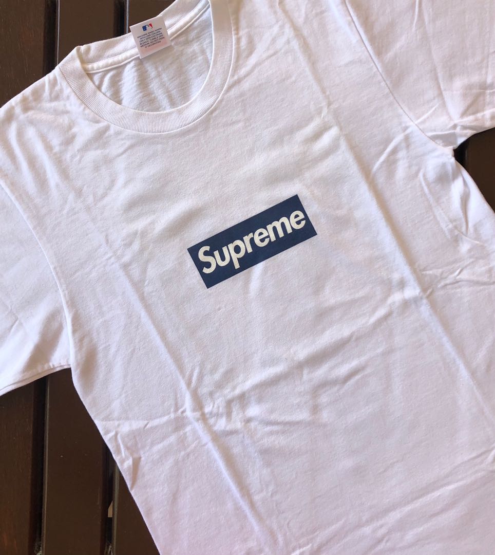 Supreme New York Yankees Box Logo TeeTシャツ/カットソー(半袖/袖なし)