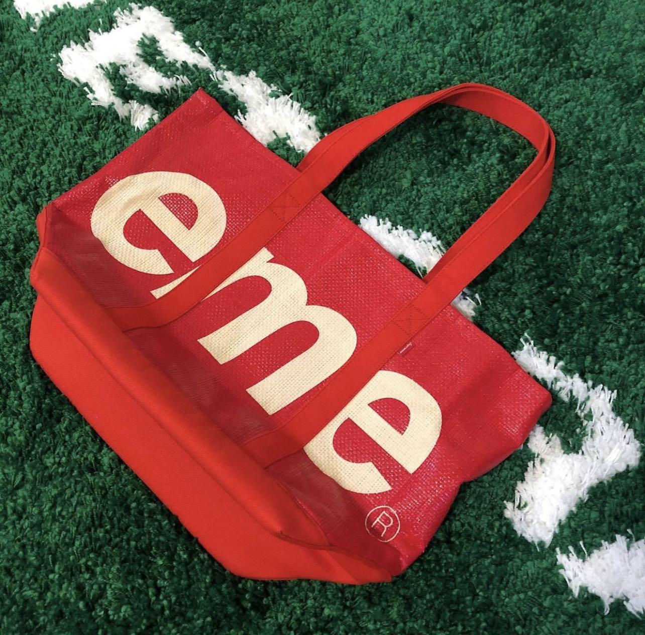 Raffia tote bag supreme 2025