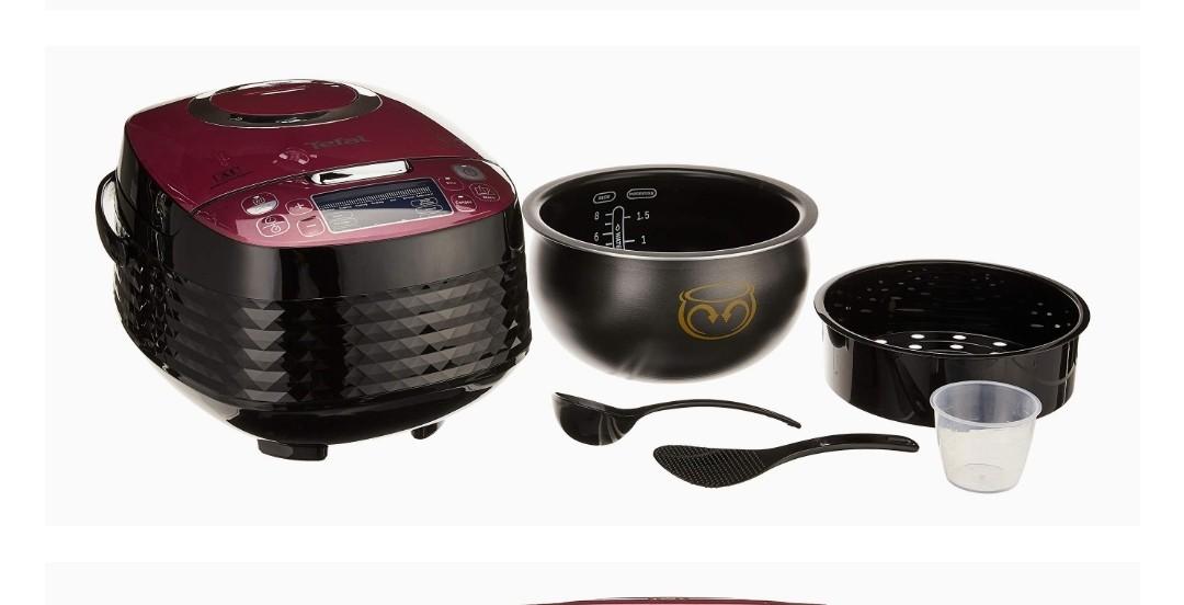 Tefal Initial Rice Cooker Fuzzy Logic w/Spherical 1.5L RK7405, TV