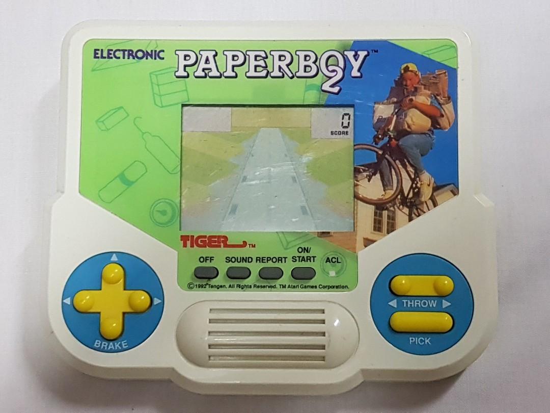 Tiger Electronics Handheld Game Paperboy 2 1988