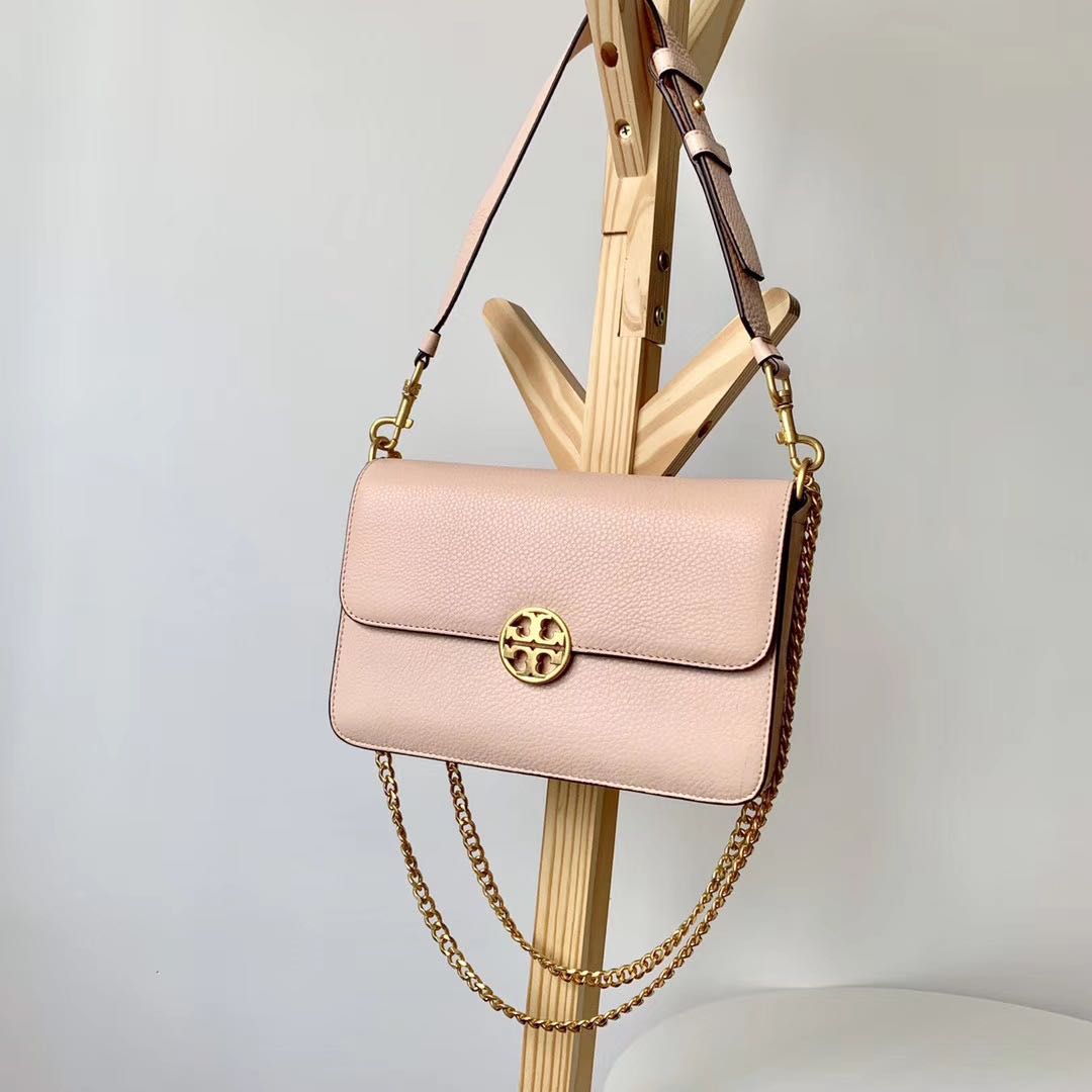 Tory Burch Chelsea Convertible Shoulder Bag Pink