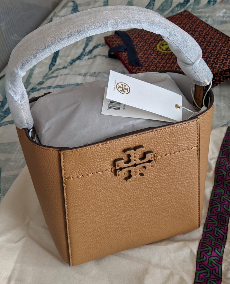 Tory Burch McGraw Small Bucket bag, Women's Fashion, Bags & Wallets,  Cross-body Bags on Carousell