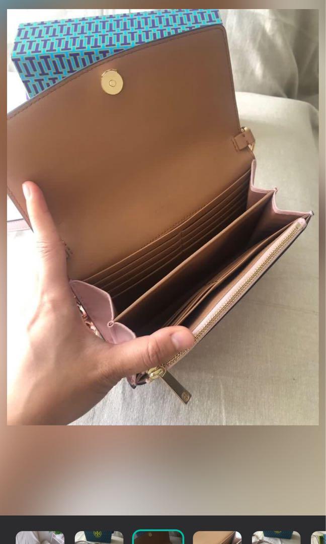 Tory burch parker chain wallet new arrivals