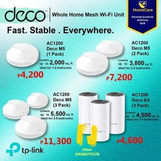 TP-Link Whole Home Mesh Wi-Fi (Deco E4 & M5) 💯 Original