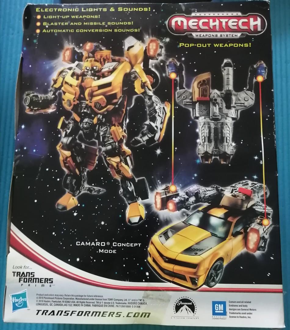 Transformers Bumblebee (Category: Toys & Games) located in Georgetown. Submitted by applewen89 (Listing ID 1104167131, Image 2). Description: Bumblebee Dark of the Moon Mechtech weapon system Autobot.