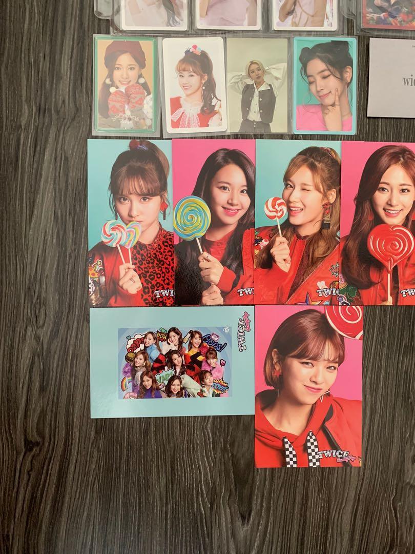 Twice Pc Photocard More And More Merry And Happy Candy Pop Postcard Eyes Wide Open Message Card Momo Chaeyoung Dahyun What Is Love Sana Tzuyu Nayeon Jeongyeon Jihyo Circle Mina Group Pob