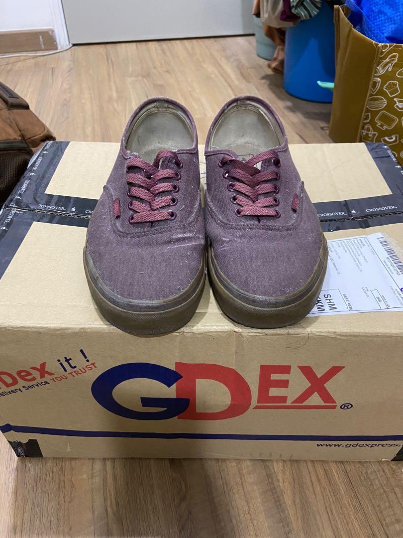 Vans Authentic Maroon Gum sole