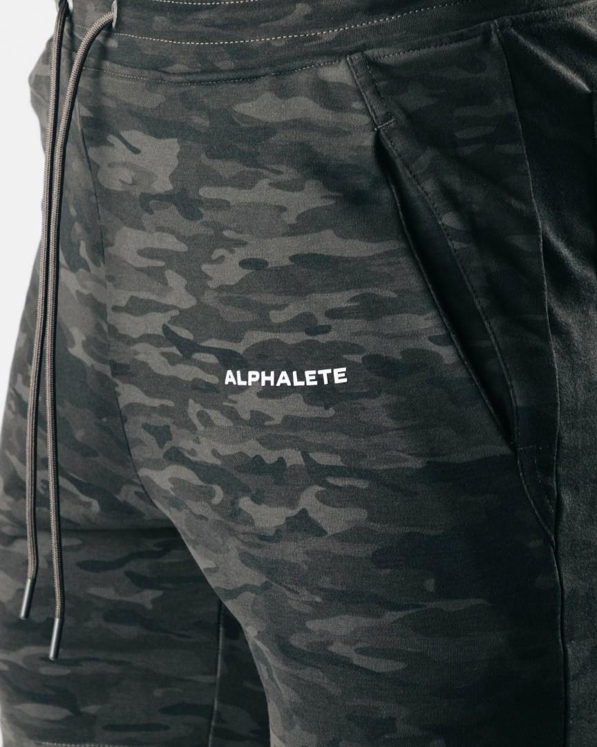 Alphalete black camo joggers sale