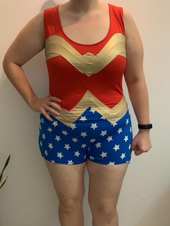 Ladies wonder discount woman swimming costume