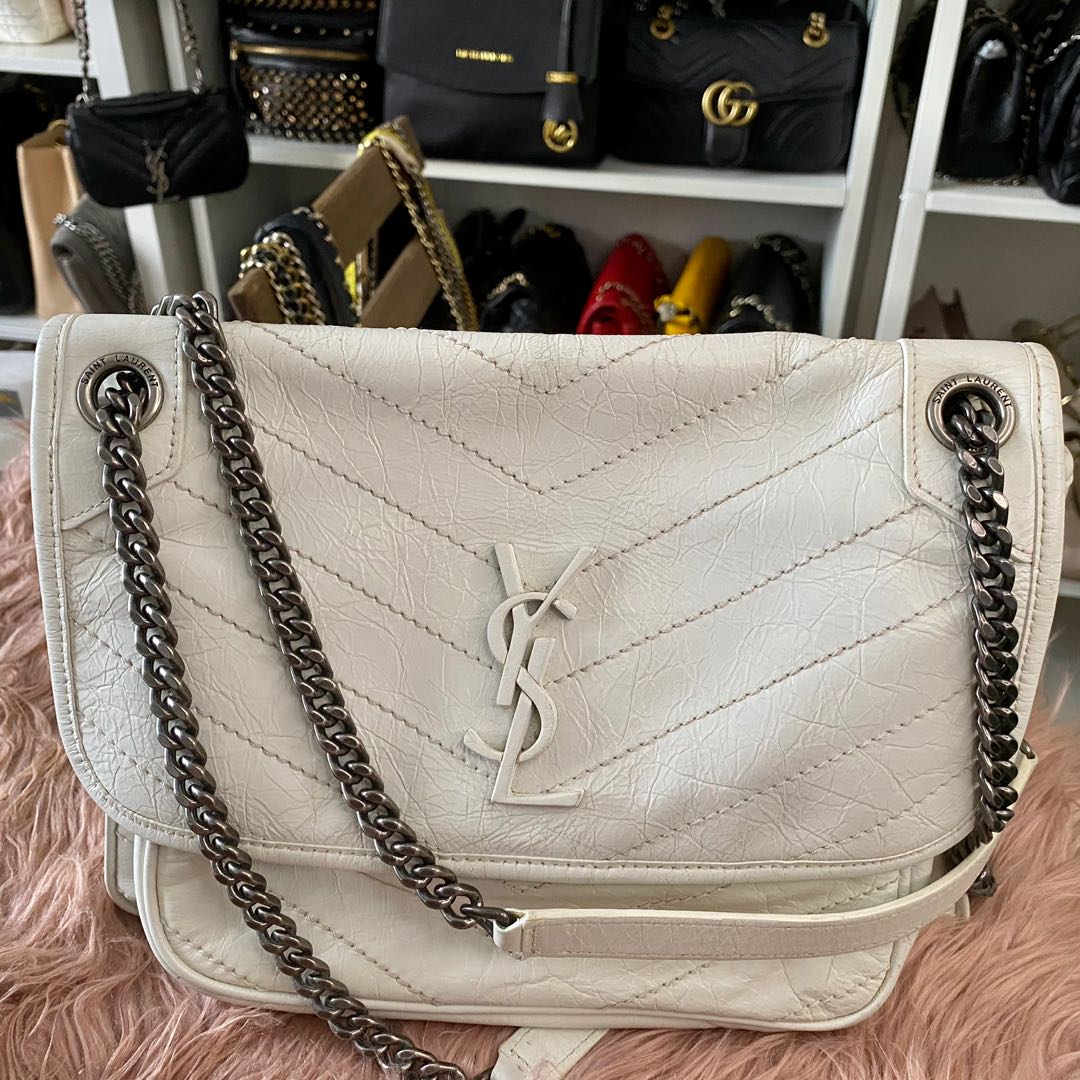 Ysl niki white top
