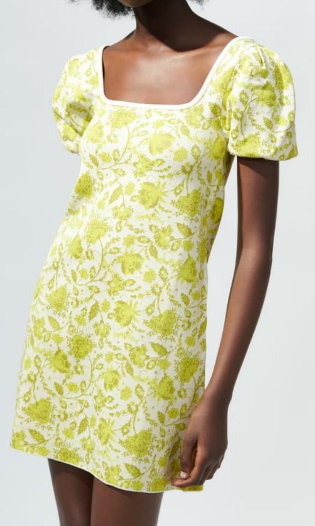 Zara Jacquard Knit Dress, Announcements on Carousell