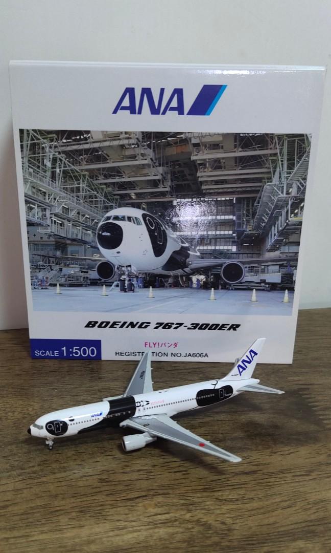 1/500 1:500 ANA B767-300ER JA606A 全日空熊貓彩繪飛機模型, 興趣及