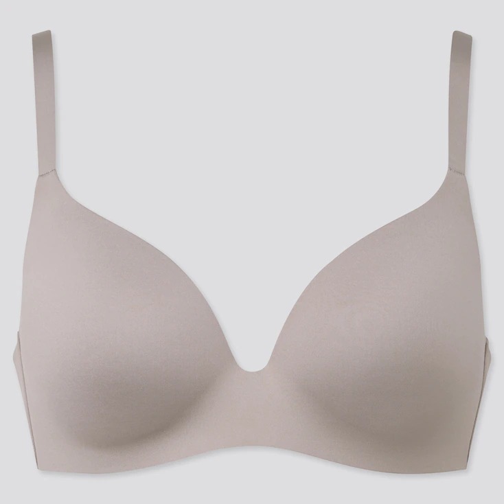 2x Uniqlo Wireless Bra Beauty Light In Khaki 65 70 Abc Women S Fashion Clothes Others On Carousell