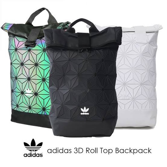 Adidas bag/ 3D roll top, Men's Fashion, Bags, Backpacks on Carousell