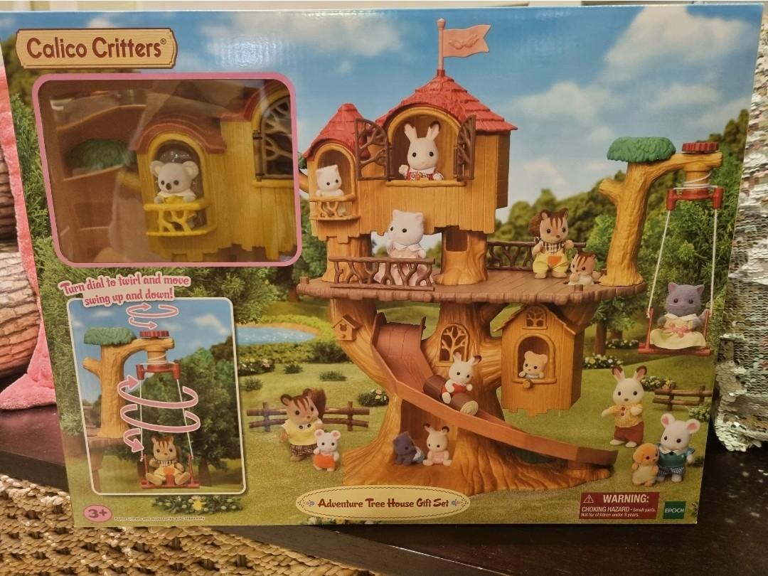Calico critters adventure treehouse gift set clearance