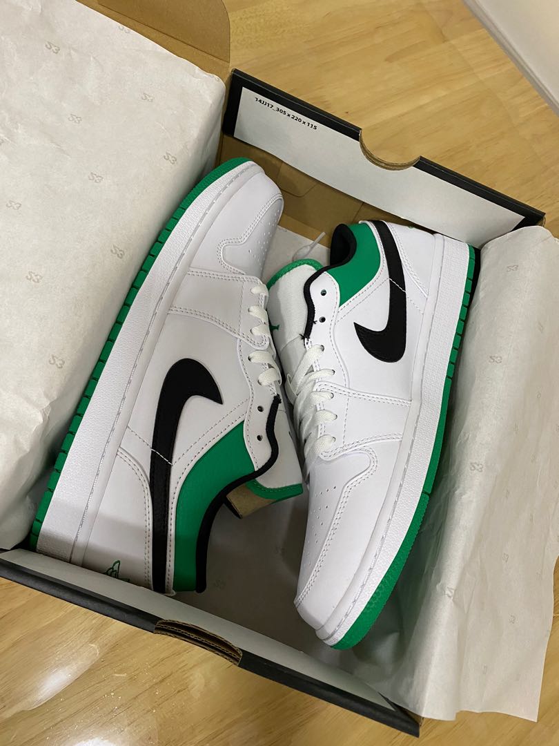 air jordan 1 stadium green low