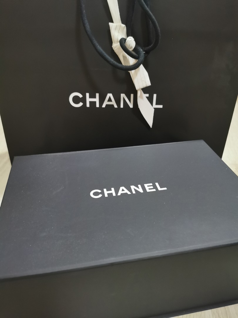Authentic Chanel Handbag box and XL paper bag