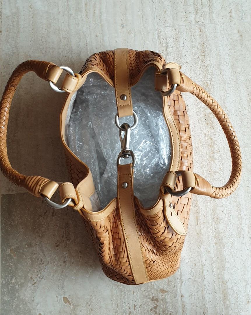 Cole haan hot sale woven leather bag