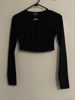 Bardot crop top