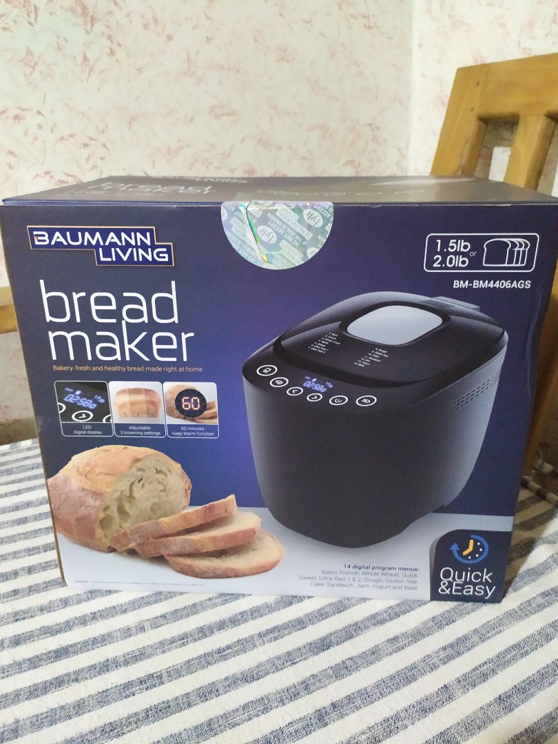 Baumann bread maker hotsell