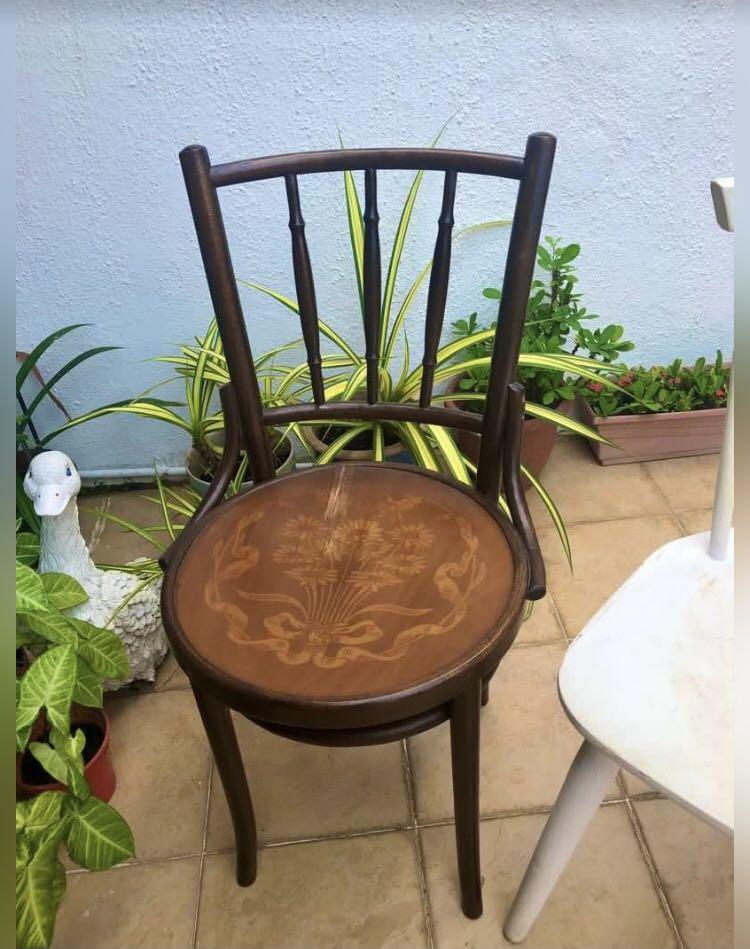 Bentwood Kopitiam Chair Damaged Seat Needs Repair Furniture