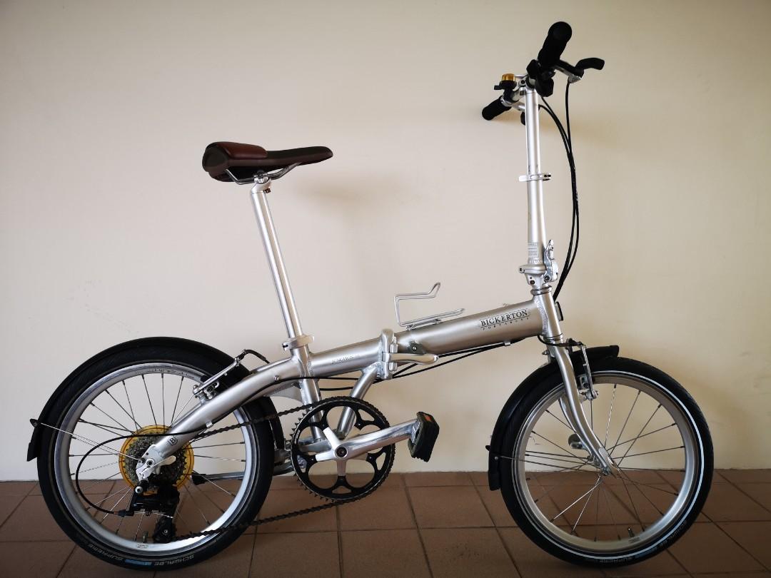 Bickerton Junction 1909 Country Folding Bike Brushed Aluminium Not Brompton Tern Dahon 3sixty Pikes Sports Equipment Bicycles Parts Bicycles On Carousell