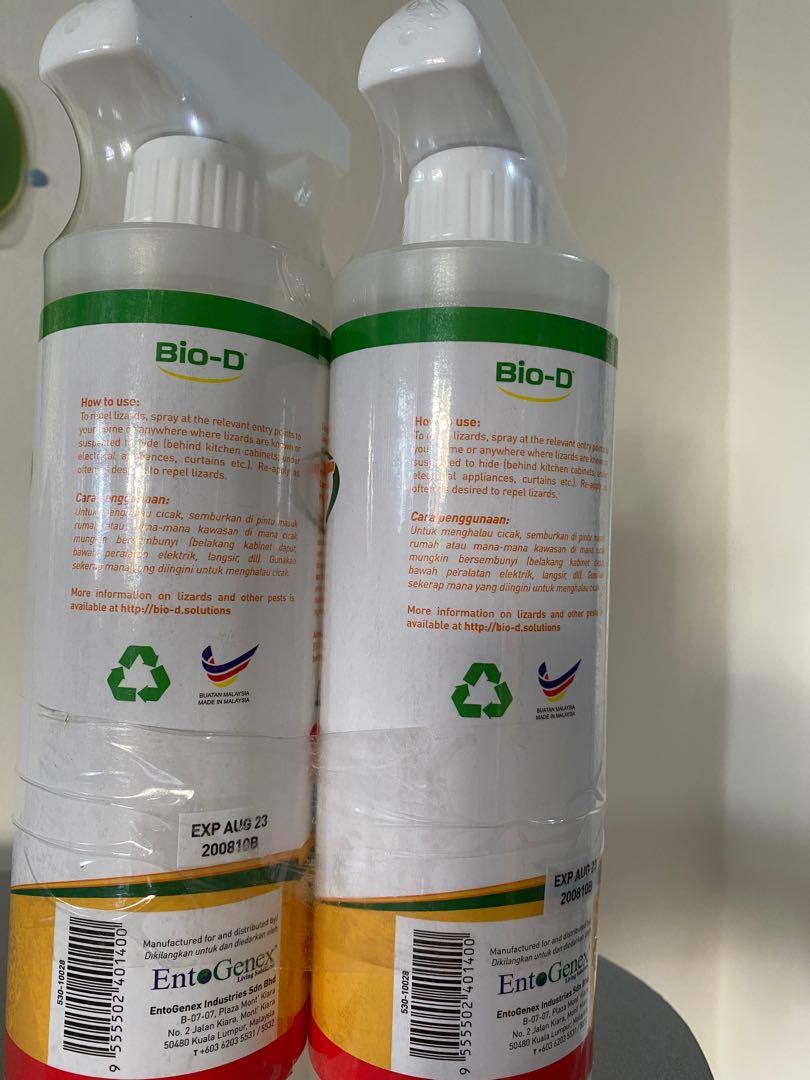 BioD Orbit Lizard repellent spray 500ml x 2, Health & Nutrition