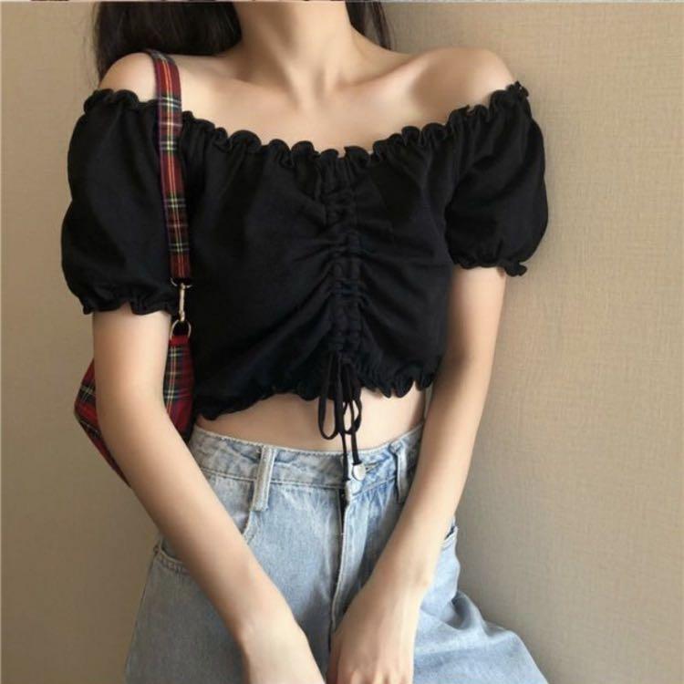 Sweetheart neckline off sales the shoulder top