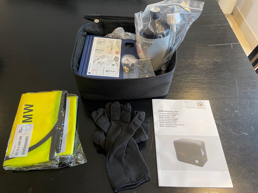 BMW Mobility Kit (Tyre Repair Kit), Car Accessories, Accessories on Carousell
