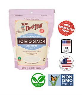 Bob's Red Mill Vegan, Non-GMO Gluten Free Potato Starch 1LB /623g