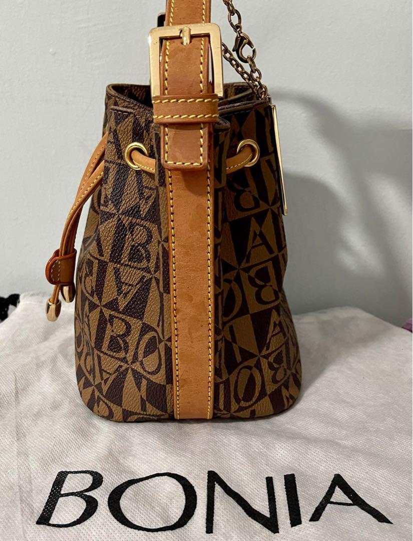 Monogram Mini Bucket Bag – BONIA International