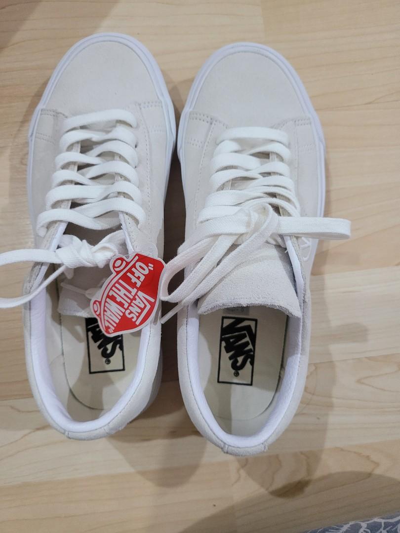 White suede clearance vans