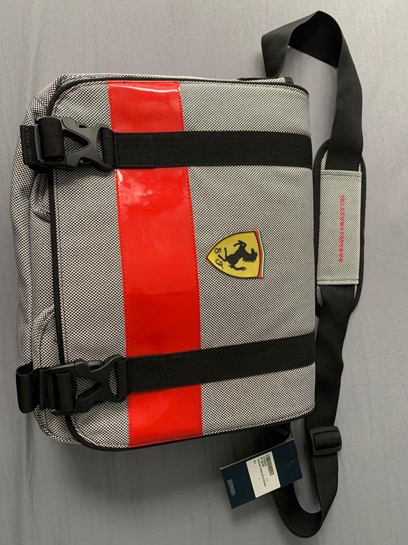 Brand New Ferrari Laptop bag, Men's Fashion, Bags, Sling Bags on Carousell