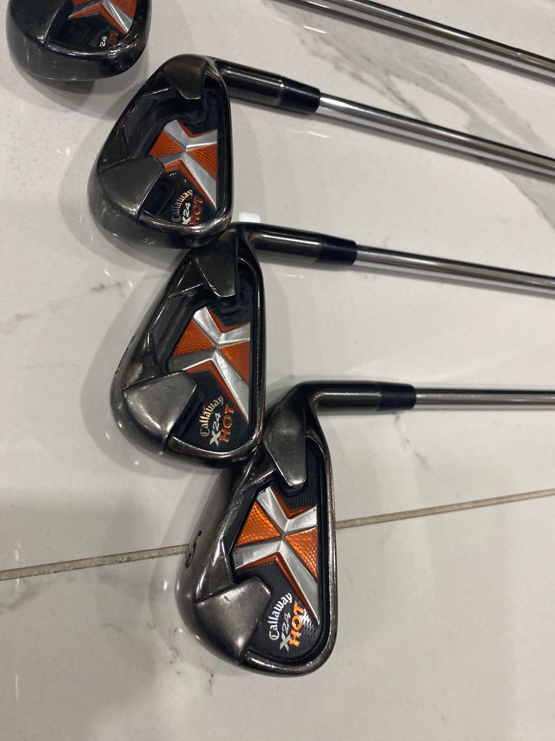 Used Men's Callaway X Hot Right Iron Set (4-A
