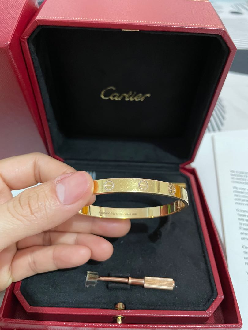 Cartier Love bracelet Custom, Luxury, Accessories on Carousell