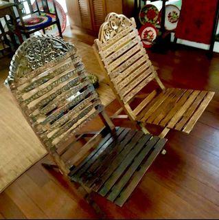 Carved Balinese Chairs