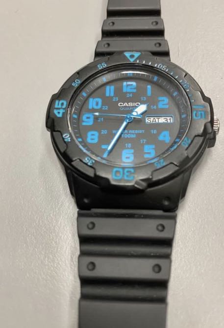 Casio water clearance resist 100m chronograph