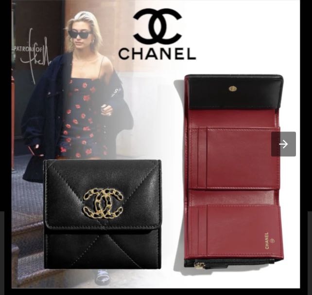 chanel 19 small flap wallet