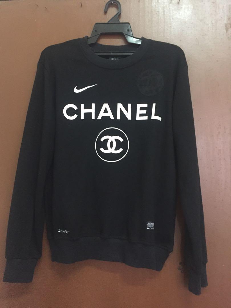 Chanel x Nike Sweatshirt, Tops & Sets, Tshirts & Polo Shirts on Carousell