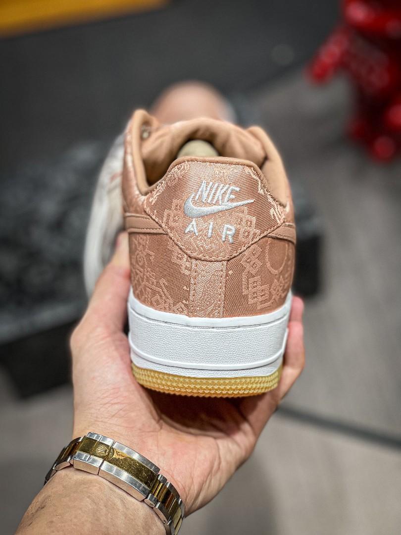 Air force 1 x clot rose gold silk discount
