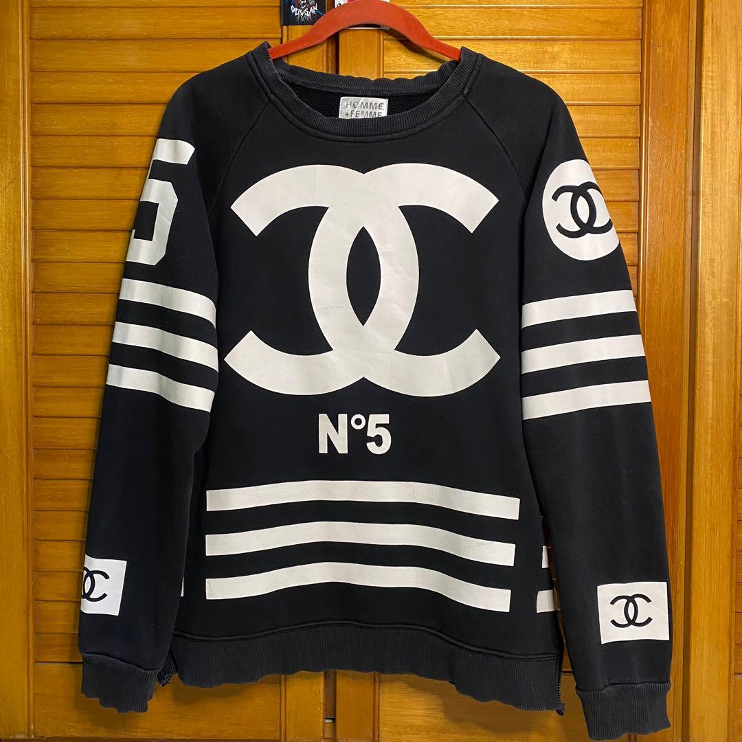 Coco Chanel No. 5 Sweatshirt Crewneck, Men's Fashion, Tops & Sets, Tshirts  & Polo Shirts on Carousell