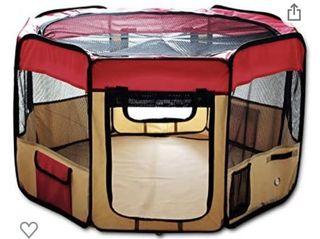Collapsible playpen 48” for pets chinchilla rabbit cat dog puppy Collapsible playpen 48” for pets chinchilla rabbit cat dog puppy