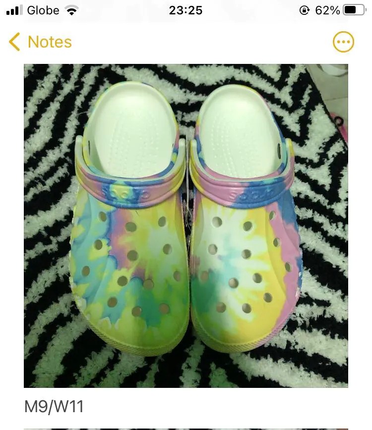 Bayaband tie sales dye crocs