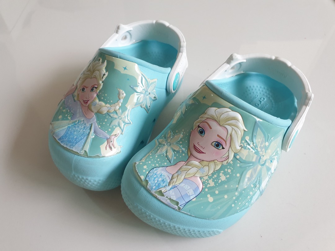 Crocs Disney Frozen Shoes With Lights, Babies Kids, Babies